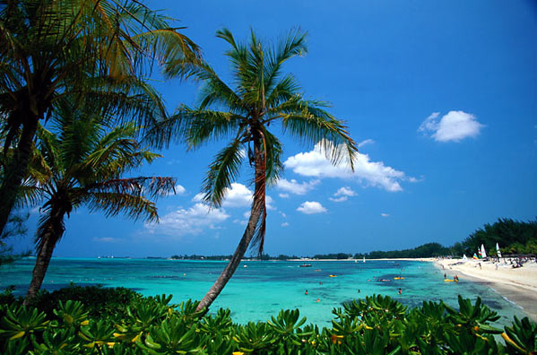 Hart van de Bahamas is het eiland New Providence, met hoofdstad Nassau.