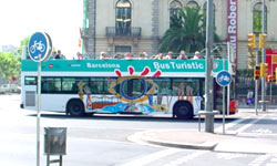 Bus turstic Barcelona.