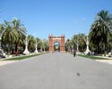 De Arc de Triomf in Barcelona.