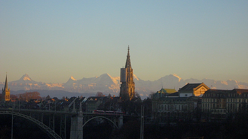 De Berner Münster is de gotische kathedraal van Bern.