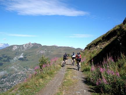 Mountainbike vakantie in Verbier in Zwitserland.