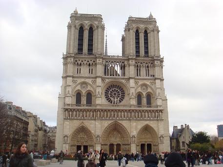 De Notre Dame in Parijs, Frankrijk