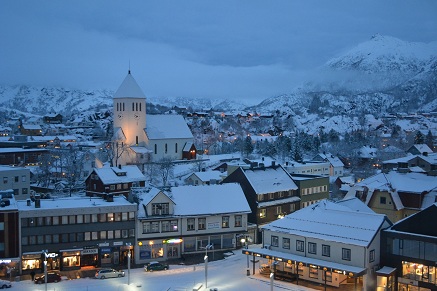 Svolvaer, de Lofoten, Noorwegen