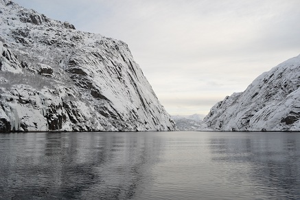 Trollfjord, de Lofoten, Noorwegen