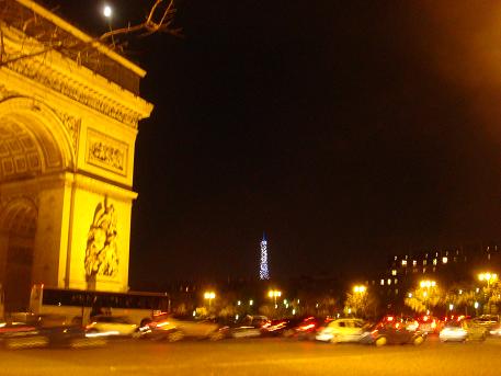 De Arc de Triomph in Parijs, Frankrijk