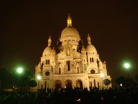 De Sacre Coeur in Parijs, Frankrijk