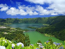 De eilandengroep de Azoren