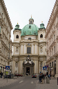 De Peterskirche op de Petersplatz is een prachtig barok bouwwerk.