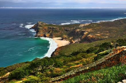 Cape Point, vlakbij Kaapstad in Zuid-Afrika