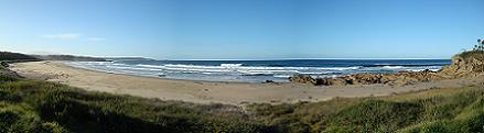 De kust van Australie bij Nieuw-Zuid-Wales