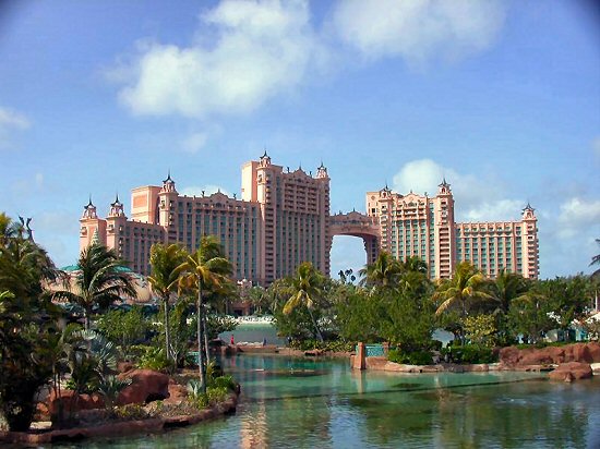 Hotel Atlantis, Paradise Island Bahamas. Uniek, super-de luxe hotel.