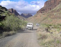 Gran Canaria, jeepsafari door het ruige landschap