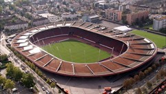 Het stadion van Zurich.