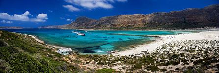 De Baai van Balos in Kreta
