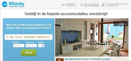 Wimdu is een van de grootste aanbieders vam vakantiehuizen in de wereld.