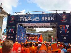 EK Voetbal 2008 - Bern: wedstrijd Nederland tegen Frankrijk