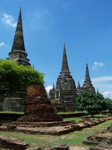 Tempels in Ayuthaya, Thailand